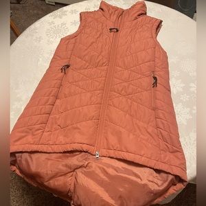 Iceburg Outerwear Size XL Pink Long Vest
